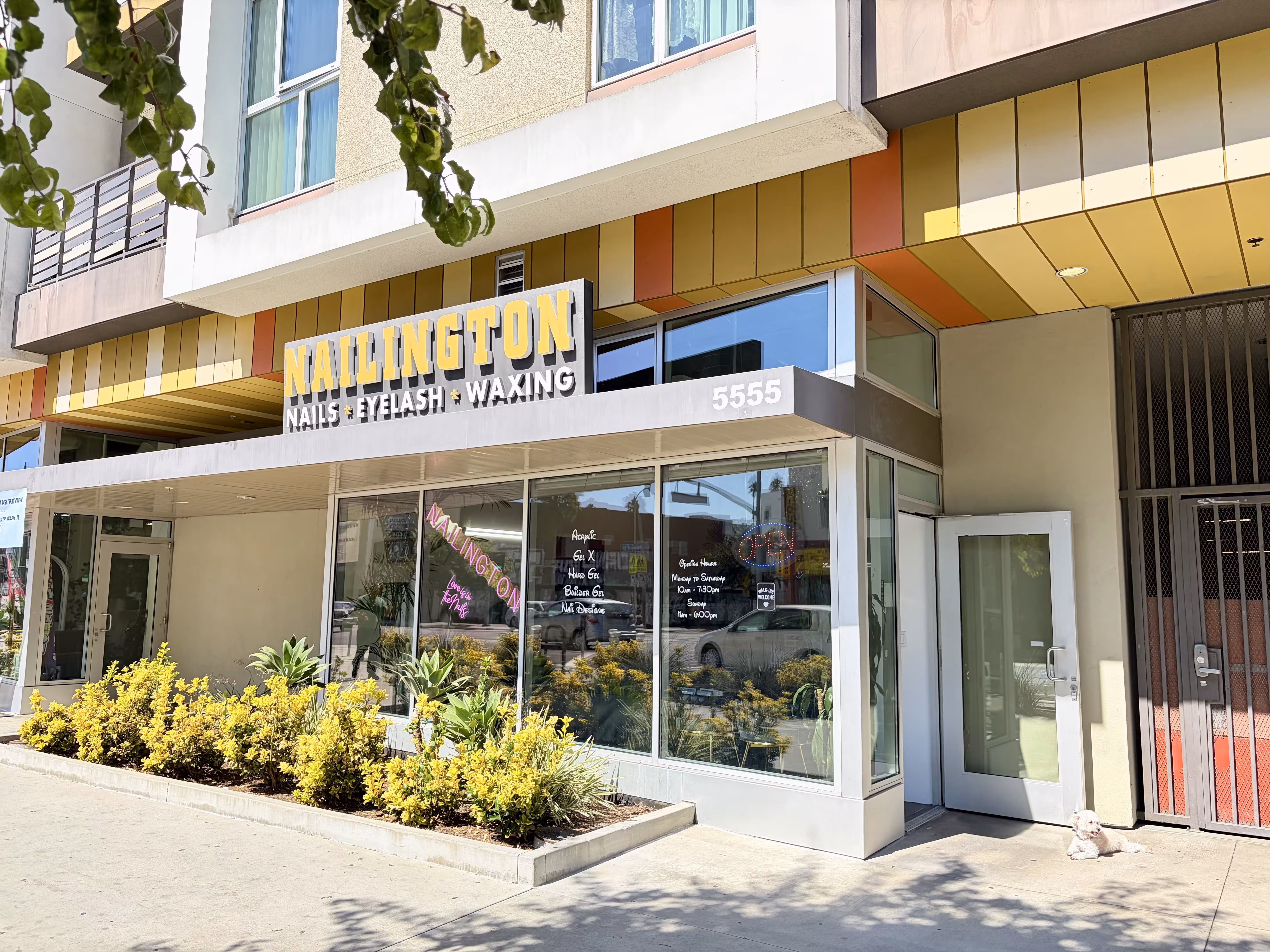 Elegant pedicure chairs at Nailington Nail Boutique offering a premium spa experience